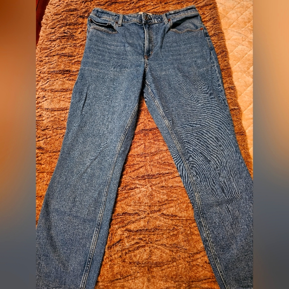 Abercrombie & Fitch Blue Skinny High Rise Jeans - Picture 1 of 3